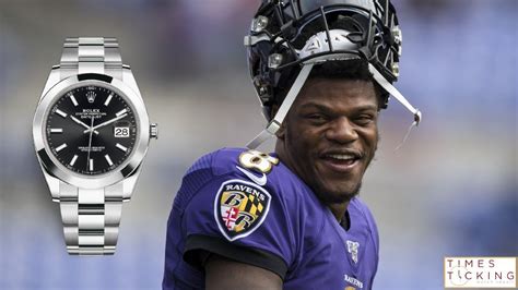 rolex watch lamar jackson|Lamar Jackson gives his offensive linemen Rolex watches.